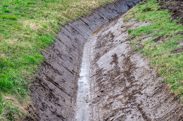 Cost of Drainage Ditch Construction in Powell