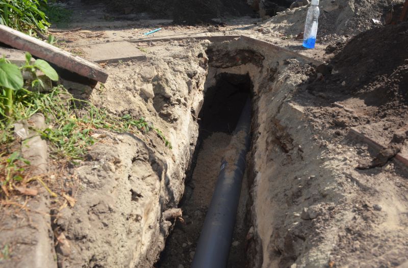 Drainage Trench Installation