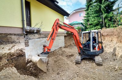 Excavation for Foundation Preparation